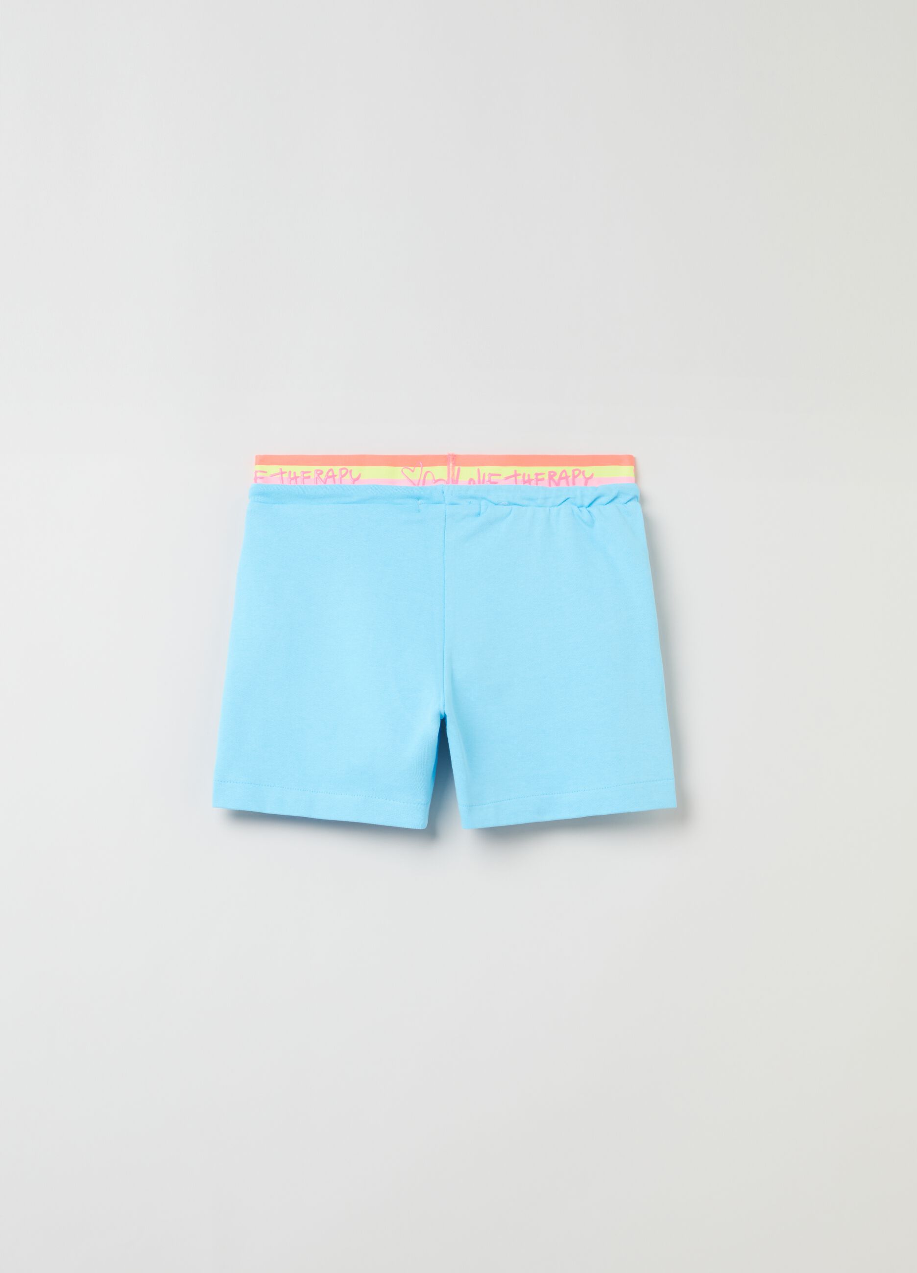 Shorts con elastico stampa Love Therapy_1
