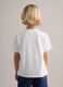 Pure cotton white children's T-shirt regular fit with print_1