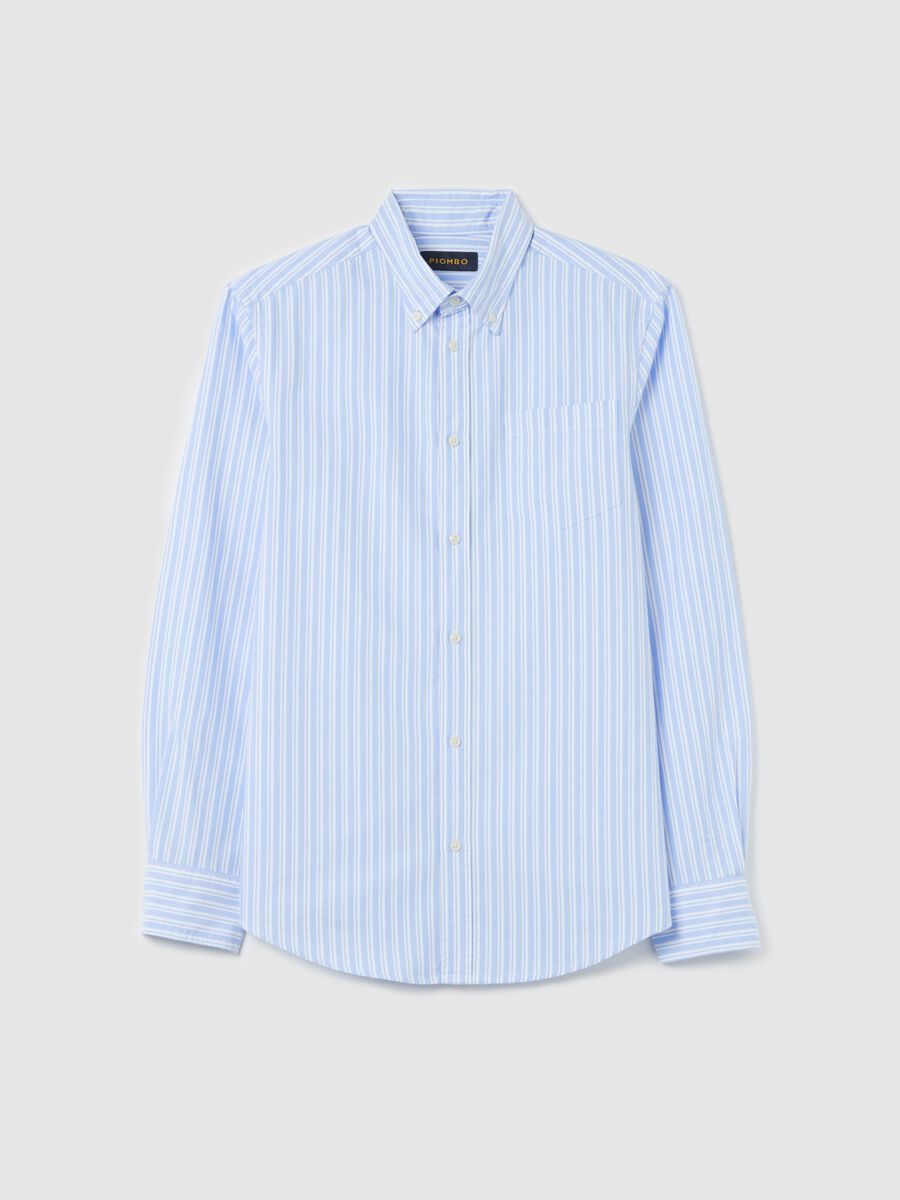Striped Oxford cotton shirt_4