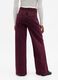 Purple wide-leg trousers in stretch cotton_2