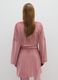 Pink robe with waist belt_2
