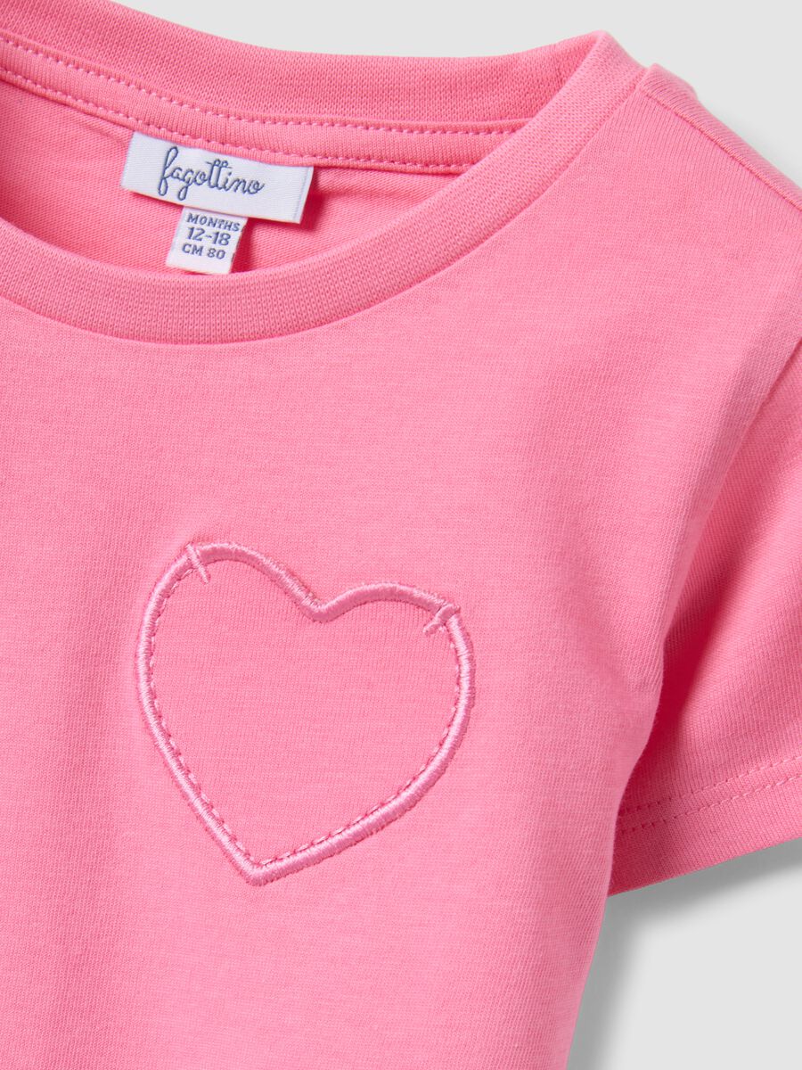 Bipack di t-shirt in puro cotone multicolor per bimba_2