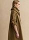 Brown pure cotton raincoat_2