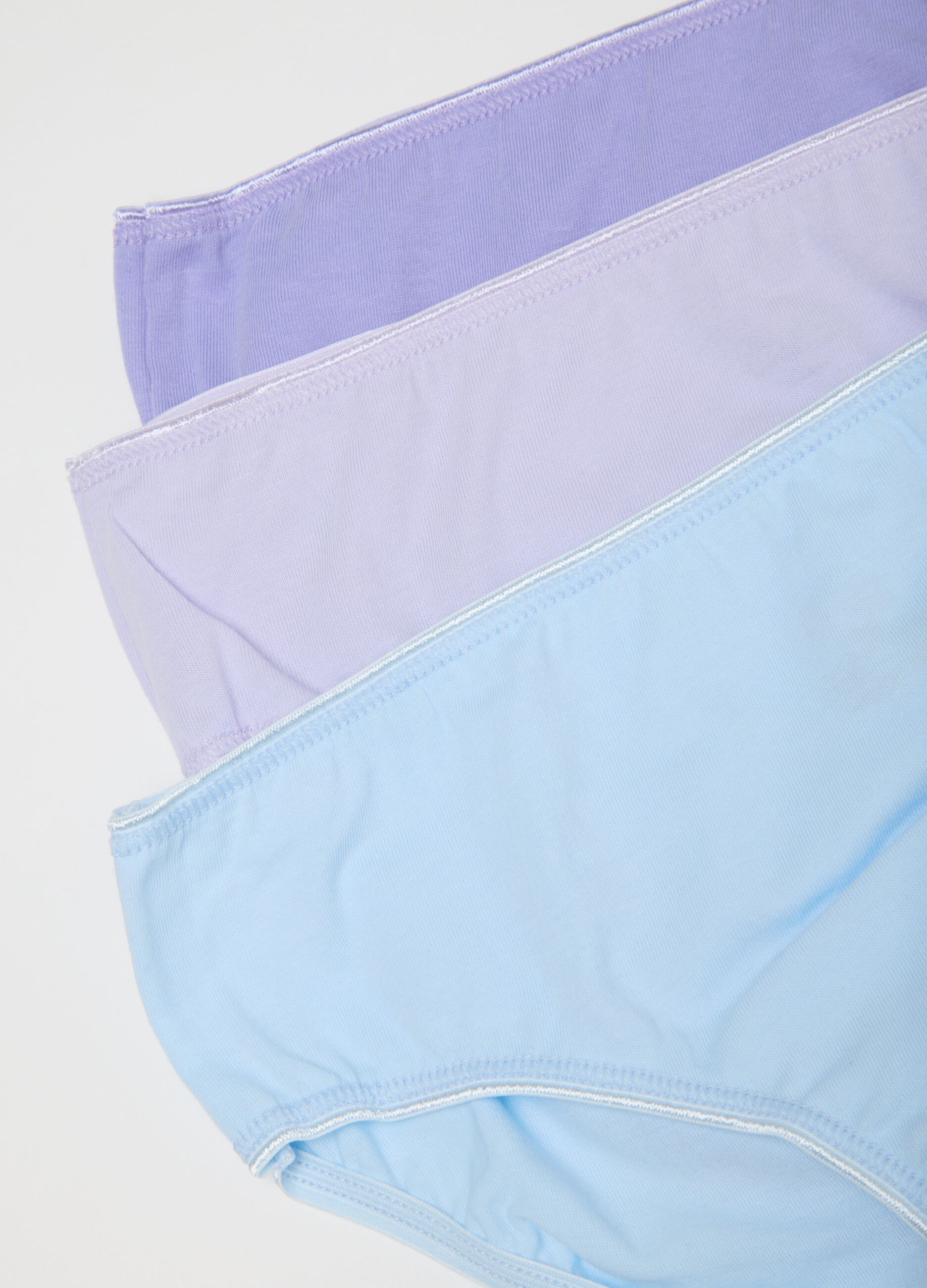 Girls' Multicolour Pure Cotton Brief Set