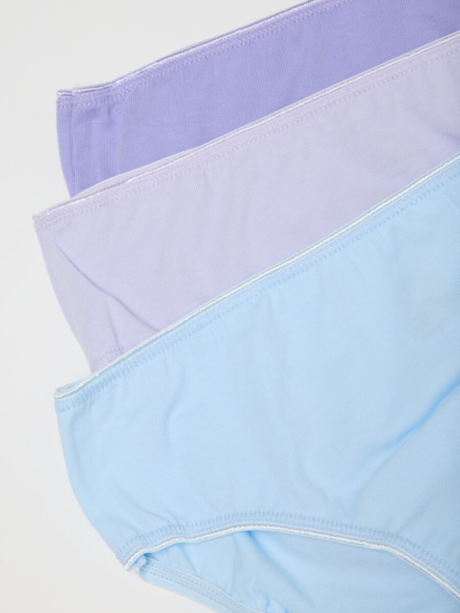 Girls' Multicolour Pure Cotton Brief Set_3