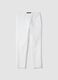 Jeans in misto cotone denim elasticizzato bianchi skinny fit_4