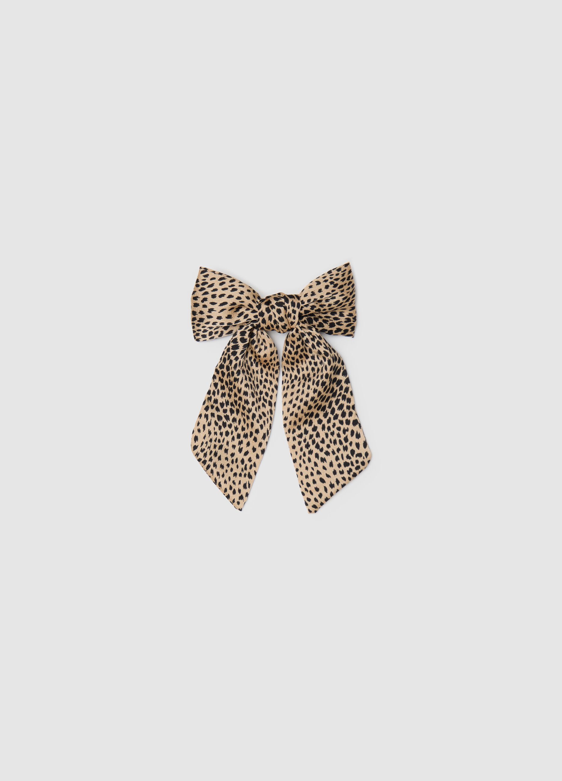 Women’s multicoloured hair clip with bow design