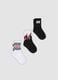 Boys&rsquo; 3-pack multicolour short socks in stretchy organic cotton_0