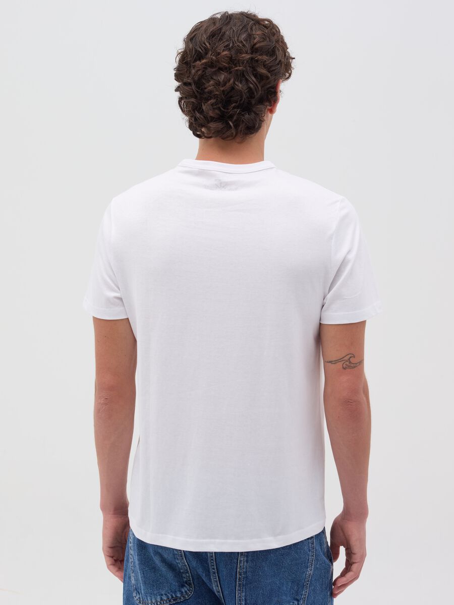 T-shirt in cotone con stampa pizza_3