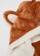 Brown Baby Bathrobe with Hood_3