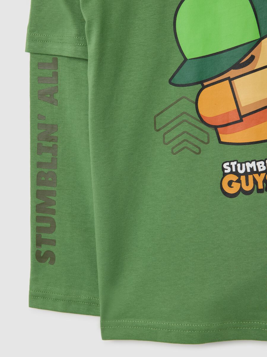 Children's green regular fit pure cotton jumper_3