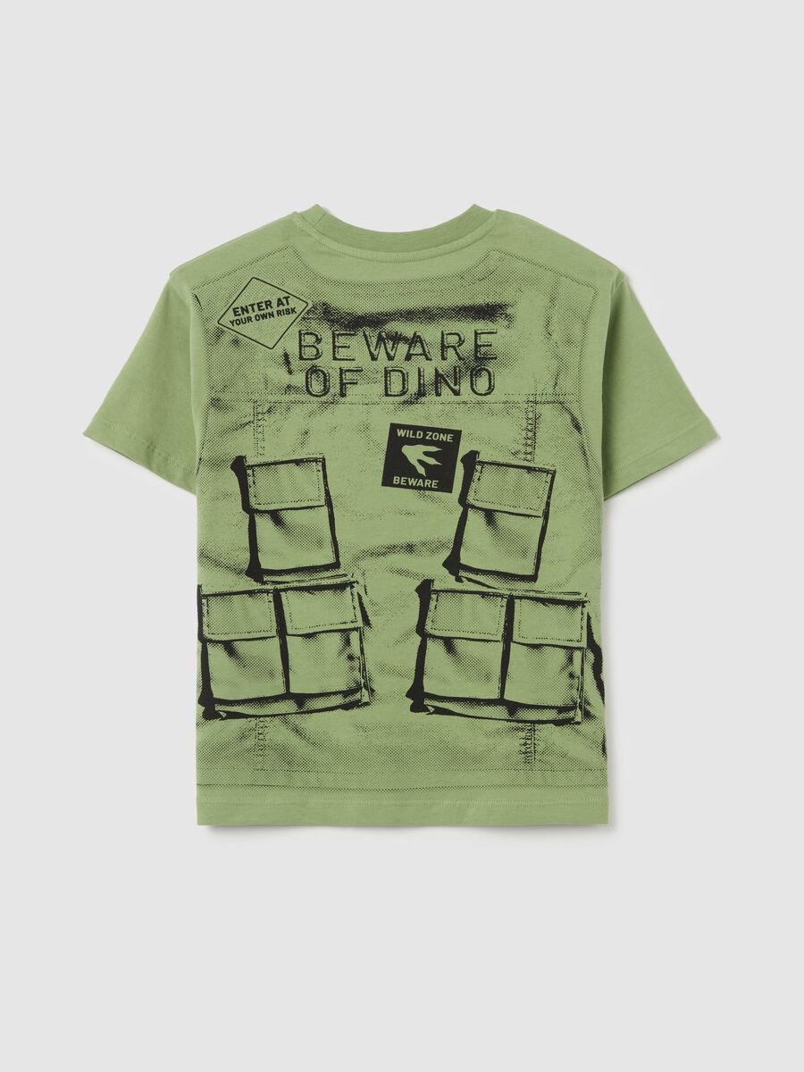 T-shirt in cotone con stampa _1