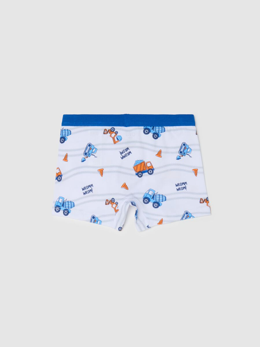 Boxer in cotone stretch con stampa macchine da lavoro _1