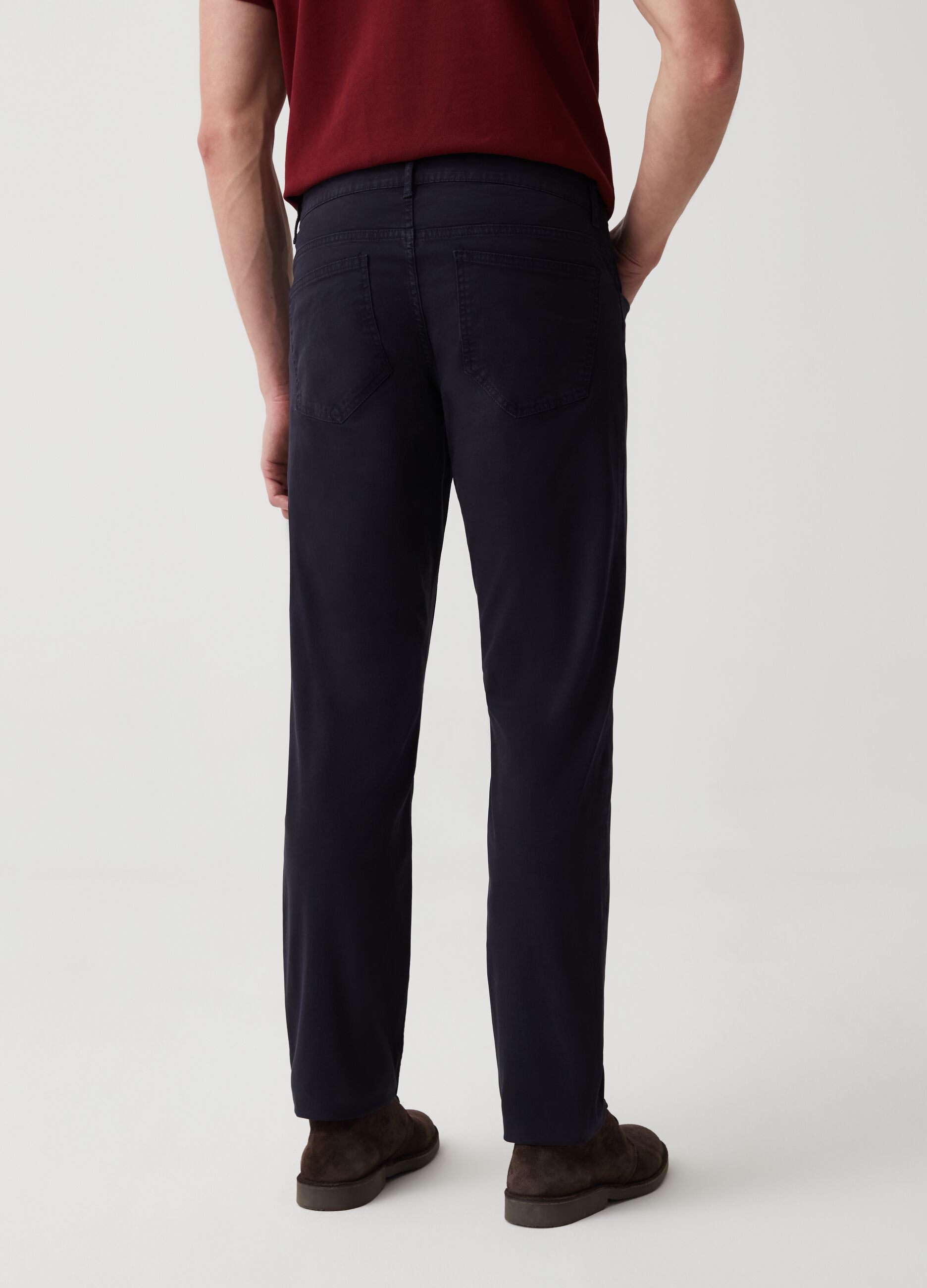 5-pocket, regular-fit trousers