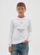 Boy's White Pure Cotton T-Shirt Regular Fit_0