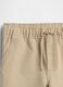 Beige regular stretch trousers_4
