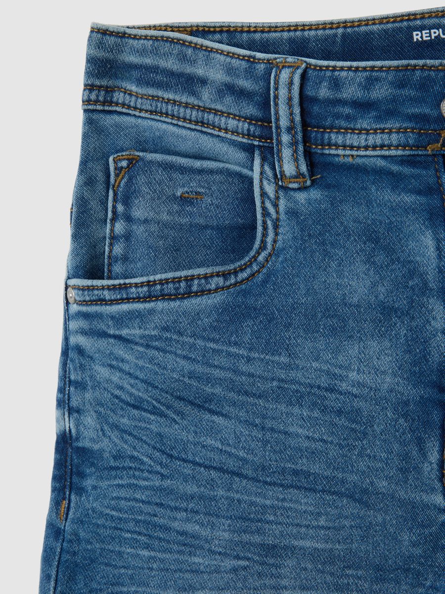 Children's Regular Fit Denim Shorts_3