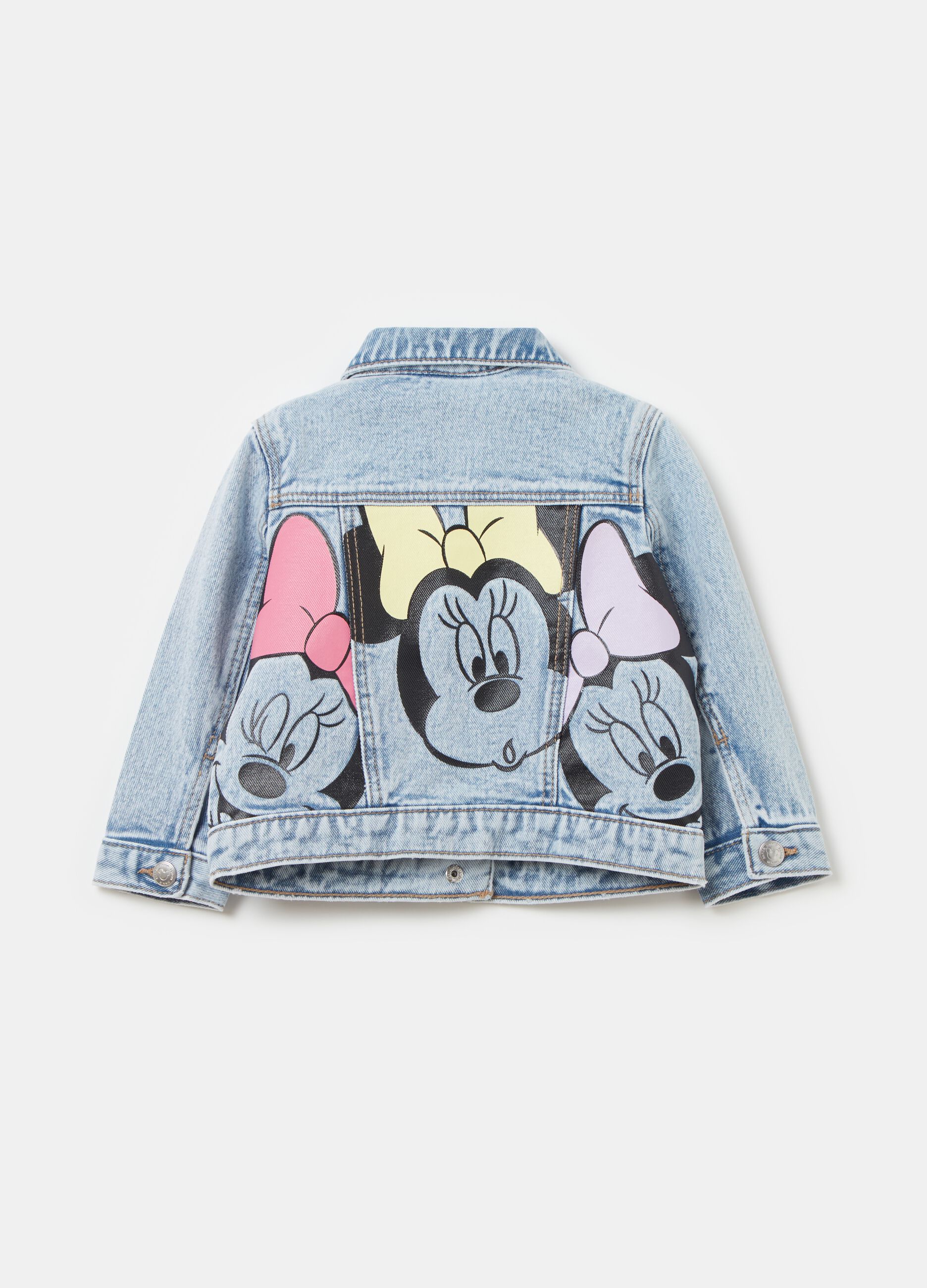 Giacca in denim con stampa Minnie