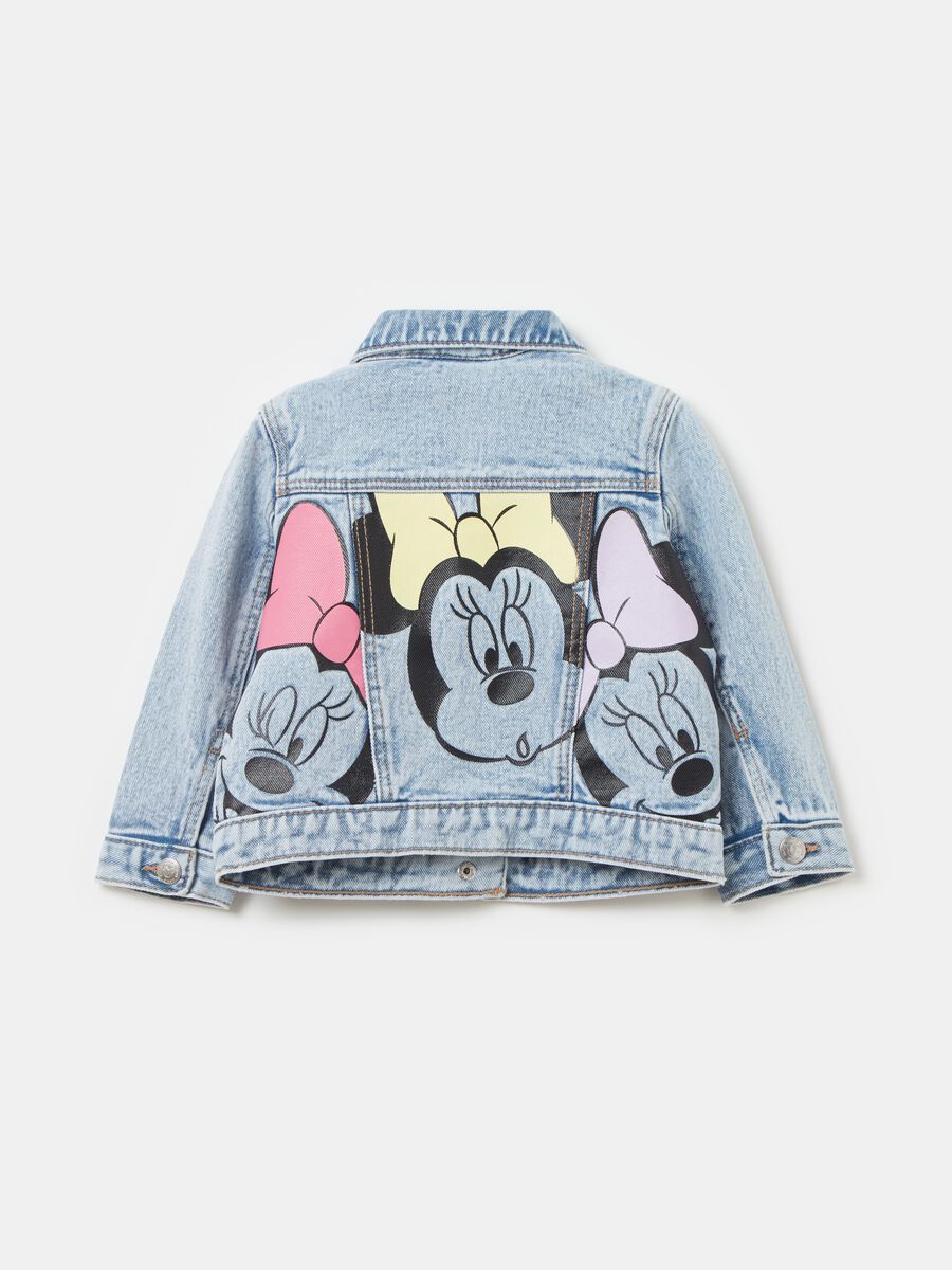 Giacca in denim con stampa Minnie_1