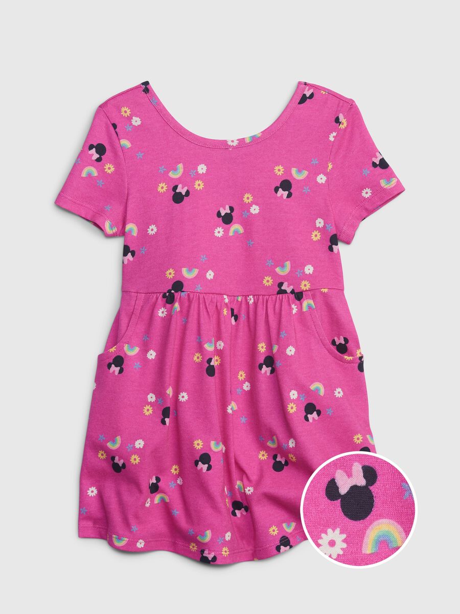 Short dress with Disney Minnie Mouse print_0