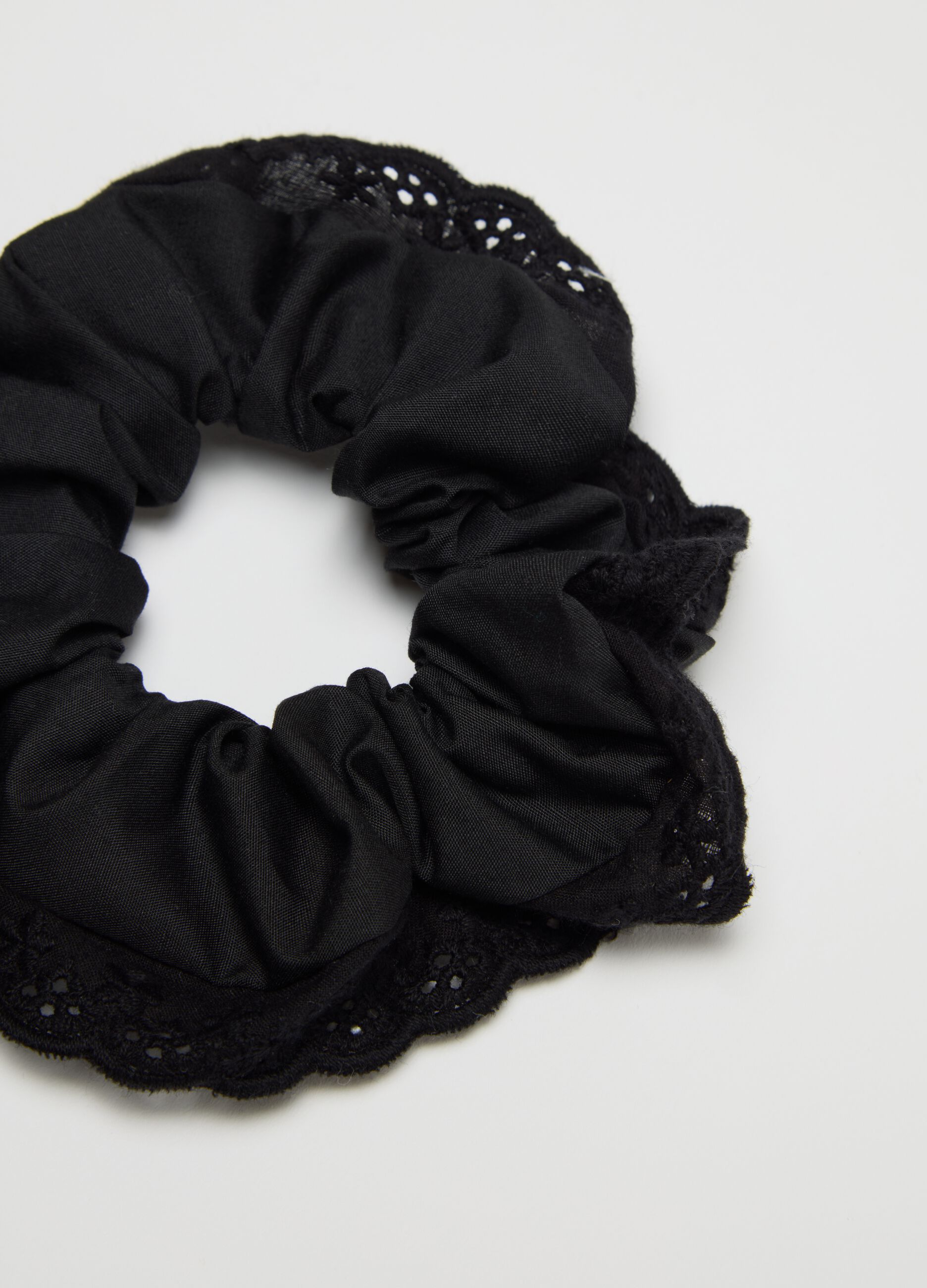 Fermacapelli scrunchies da donna in puro cotone multicolor