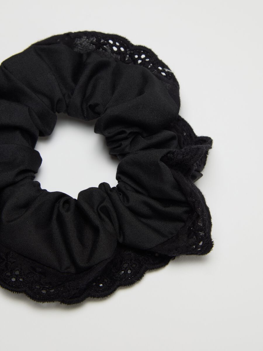 Fermacapelli scrunchies da donna in puro cotone multicolor_2