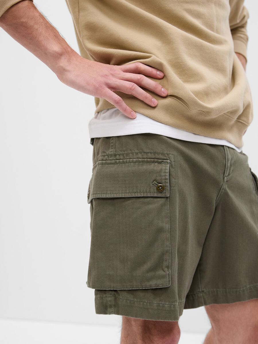 Shorts cargo in cotone_2