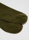 Green midi cotton blend socks_2