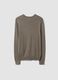 Grey viscose-blend V-neck jumper, regular fit_2