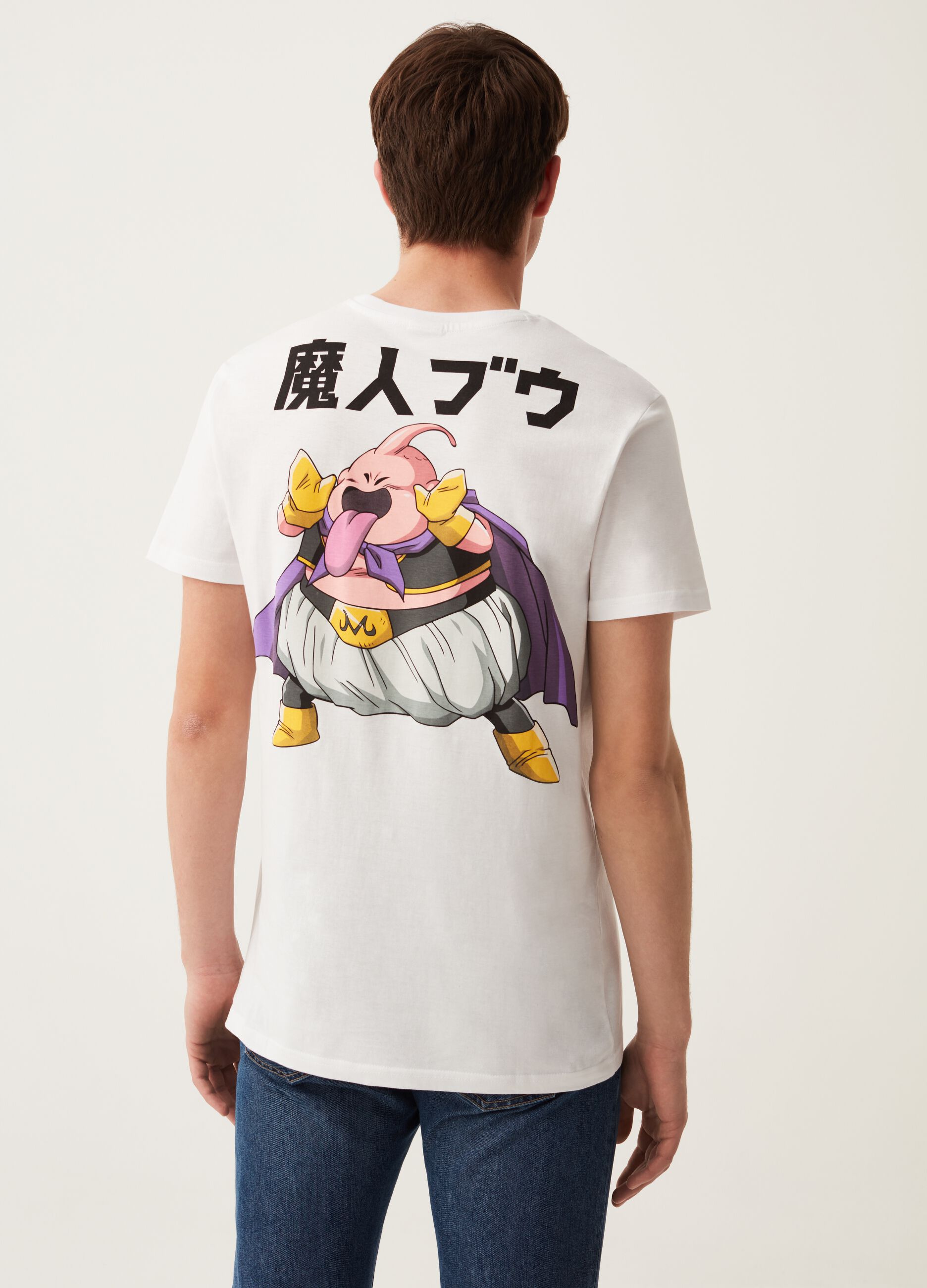 T-shirt con stampa Dragon Ball Majin Bu