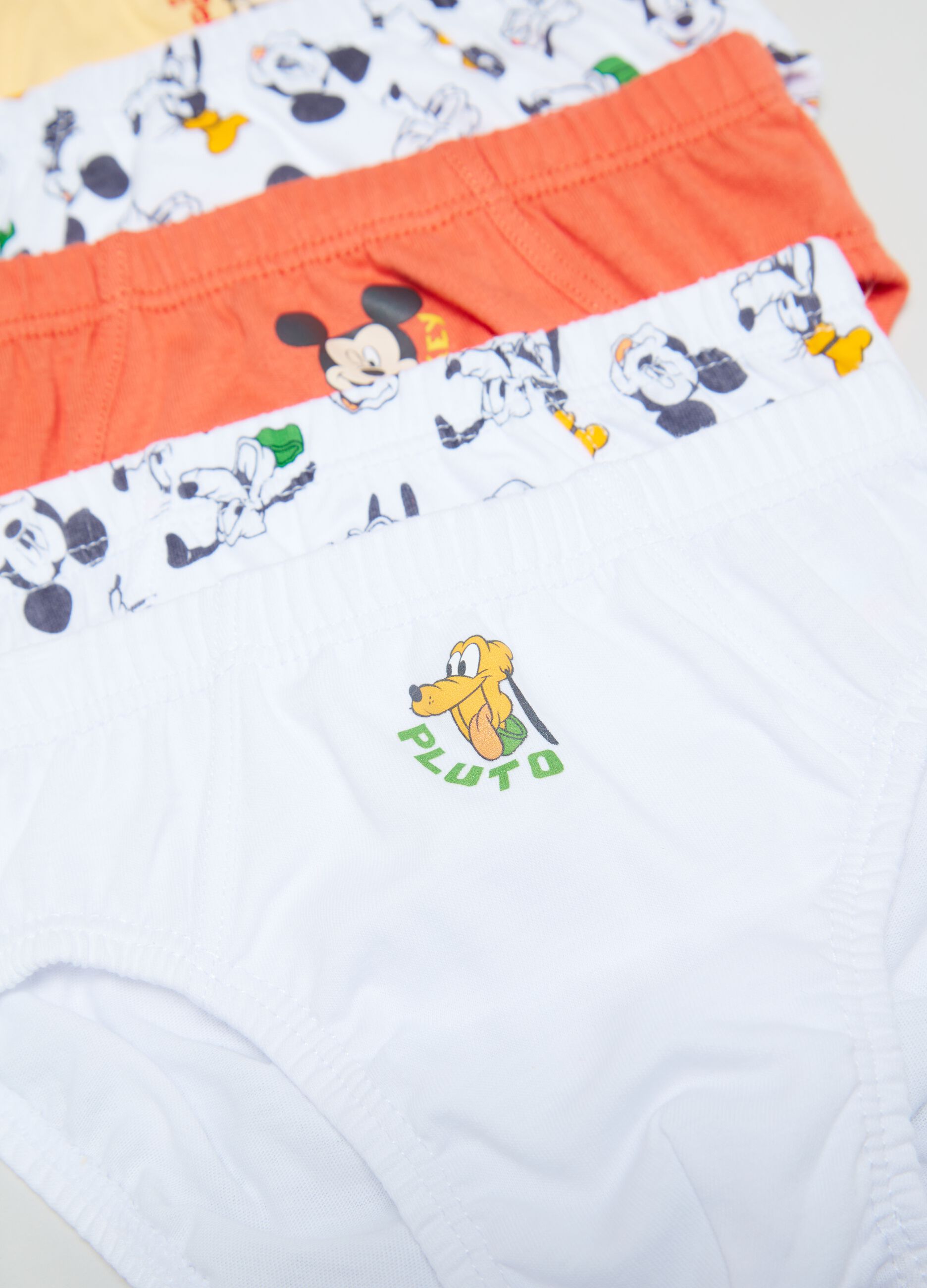 Set cinque slip in cotone stampa Topolino_2