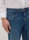 Blue stretchy skinny fit denim cotton jeans_3
