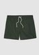 Green regular-fit swim shorts with drawstring_4