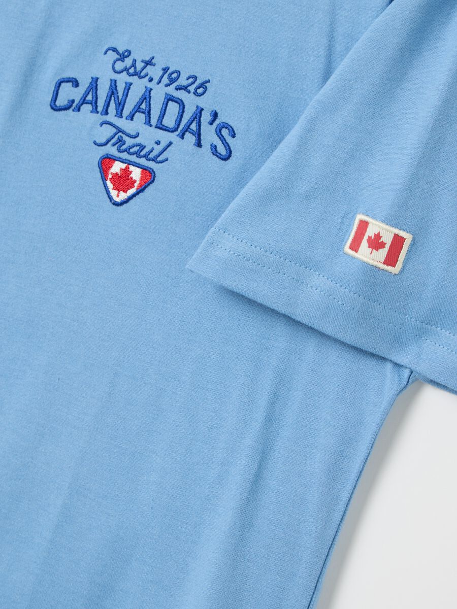 Cotton T-shirt with embroidered logo_5