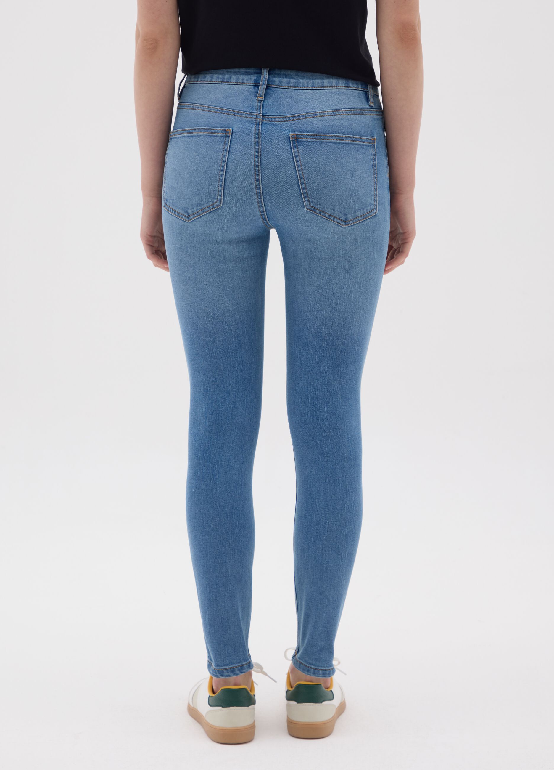 Women's Skinny Fit Black Denim Jeans