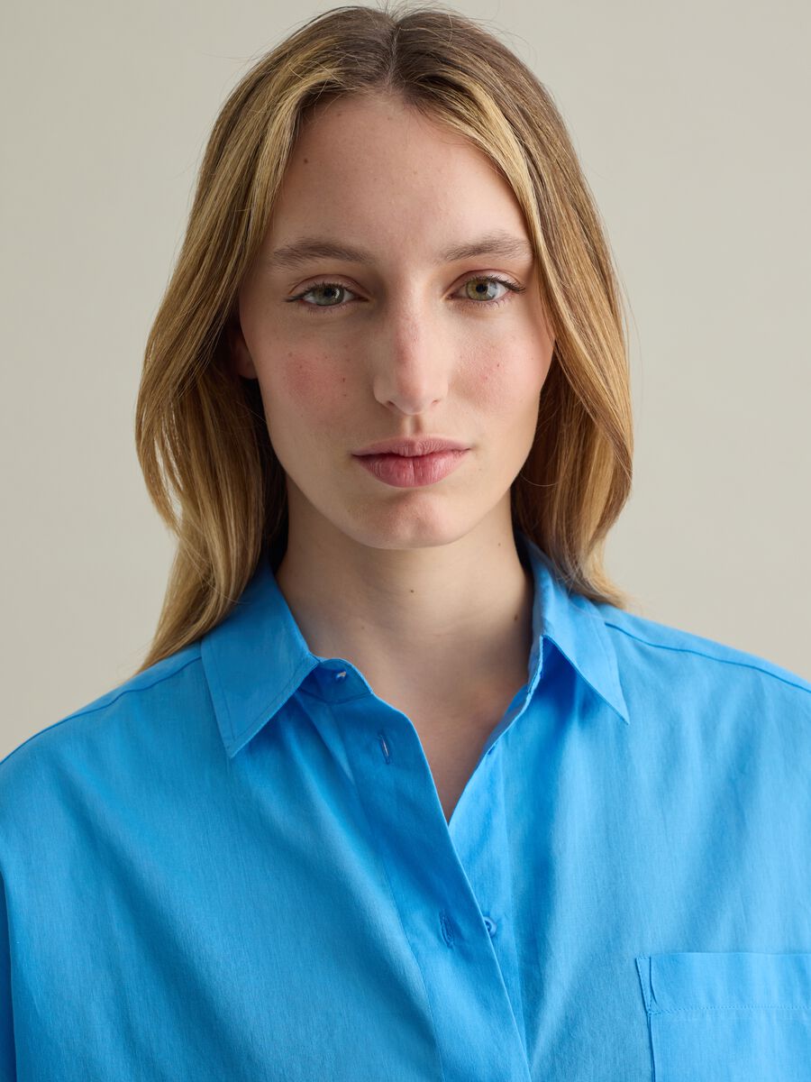 Light blue shirt in 100% cotton_3