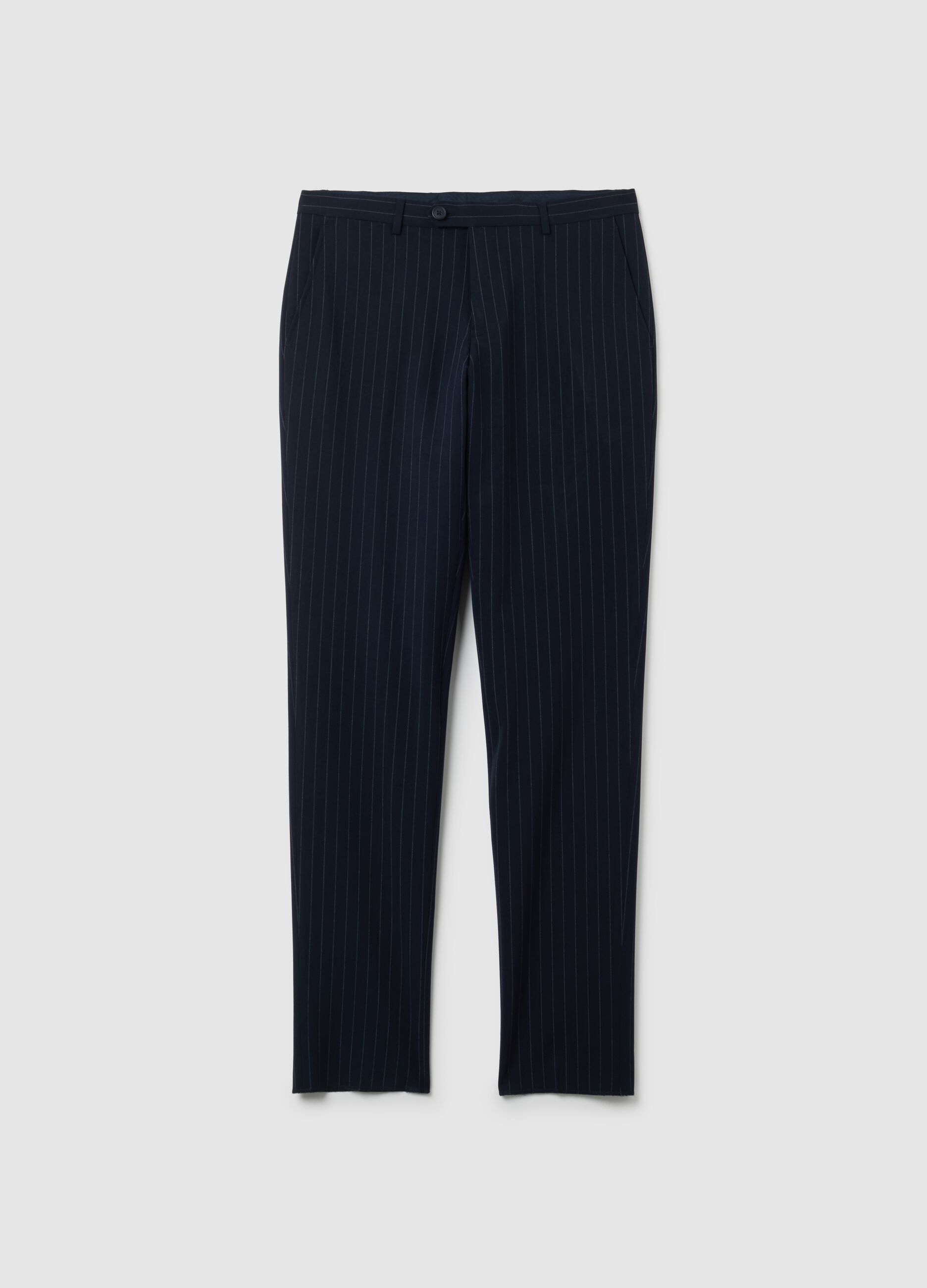 Completo in misto blu regular fit