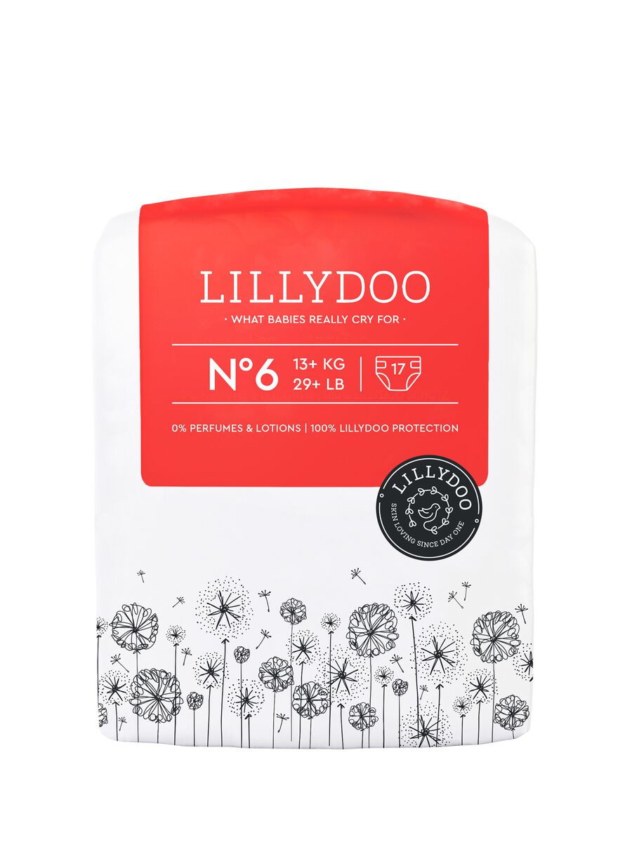 Pannolini per pelli sensibili N°6 (13-18 Kg) Lillydoo_0