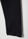 Girls' Slim Fit Black Stretch Cotton Leggings_3