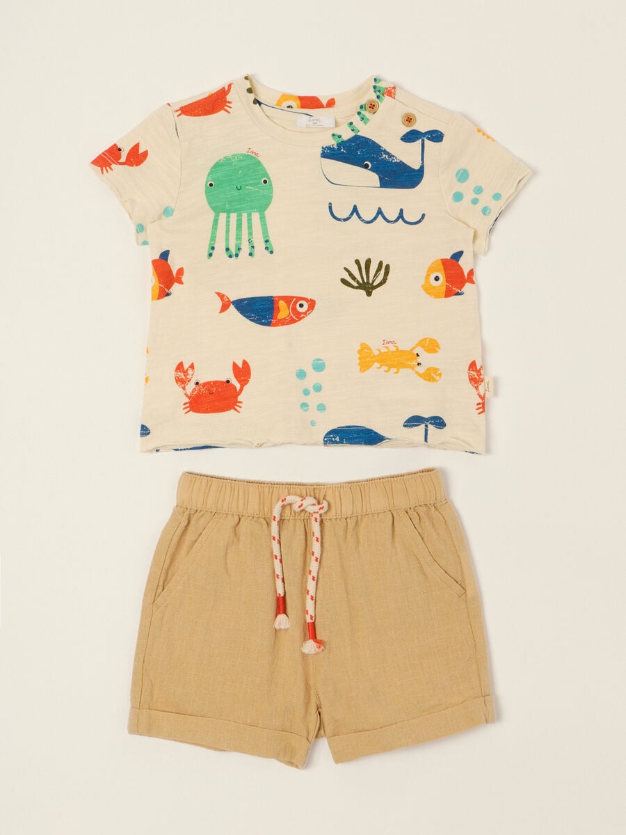 IANA linen-blend jogging set_0