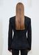 Black Faux Suede Blazer_2