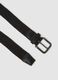 Braided Black Genuine Leather Belt_1
