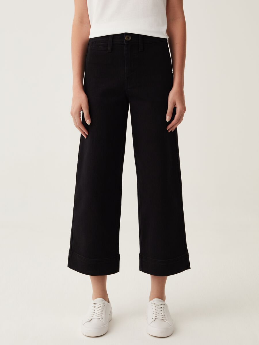 Jeans culotte wide leg_1
