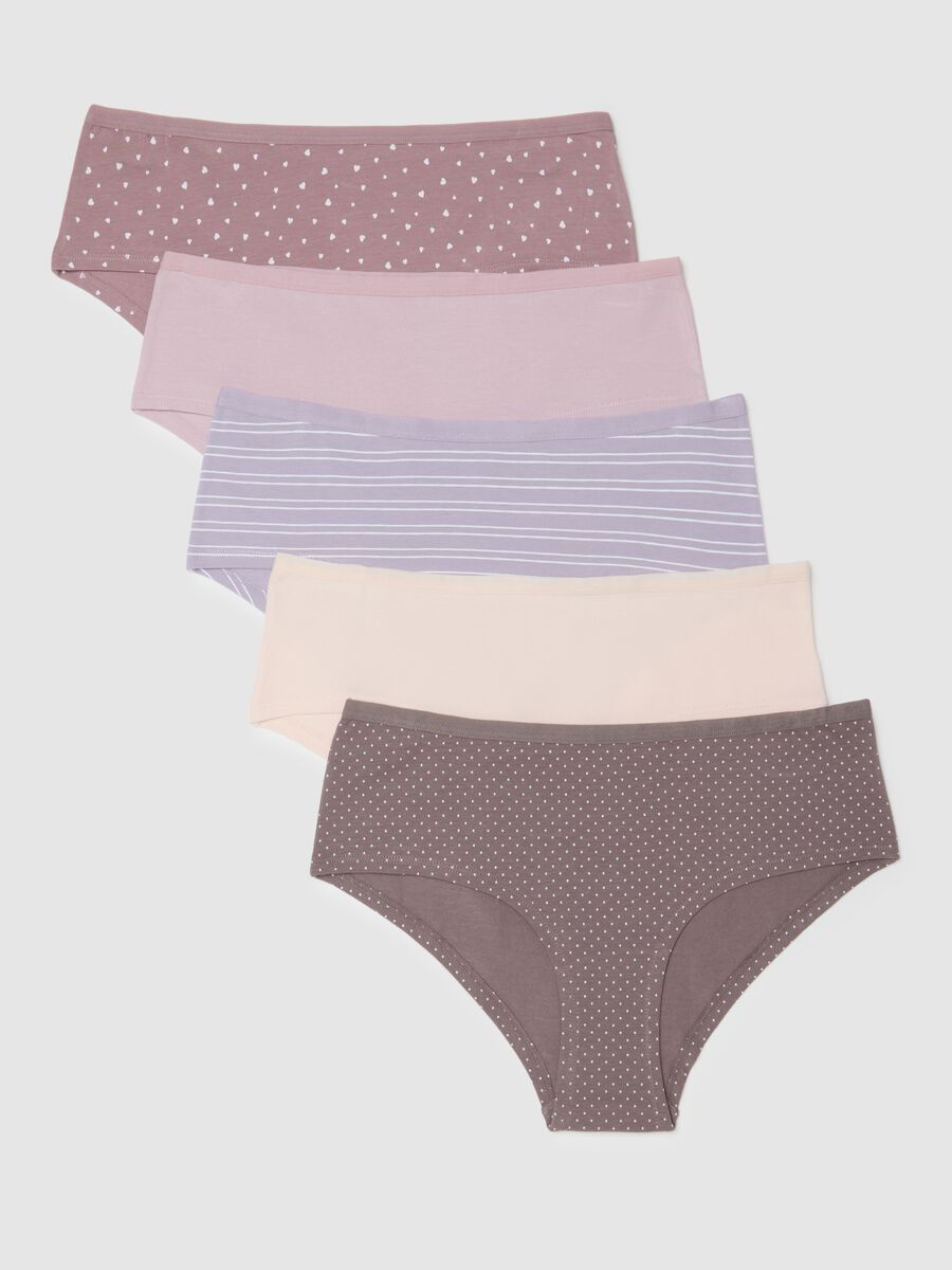 Multipack elasticated cotton multicolour regular fit briefs_0