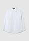 Oversized white cotton shirt_4