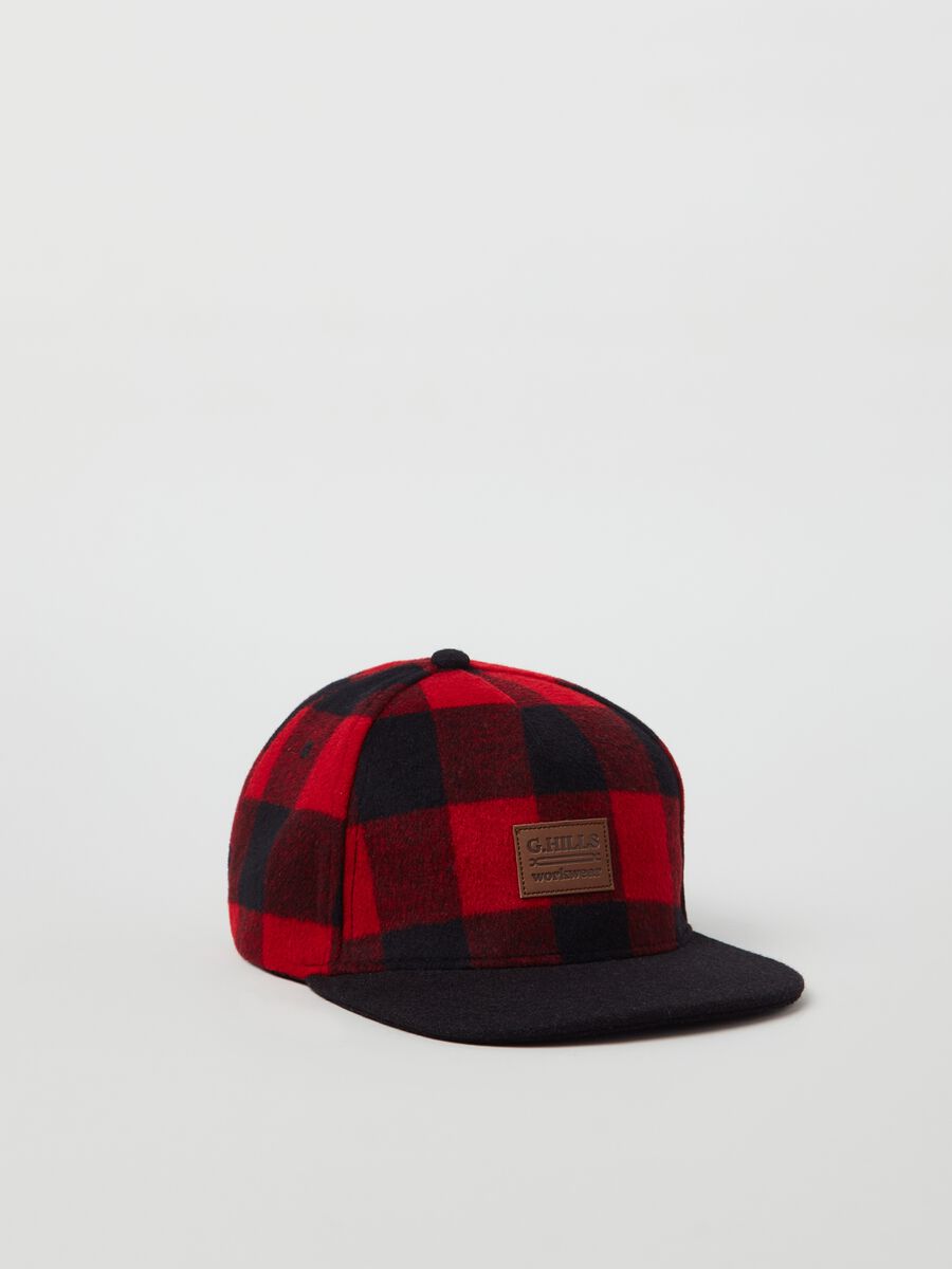 Baseball cap workwear fantasia check_0