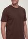 Brown pure cotton regular-fit short-sleeve T-shirt_2
