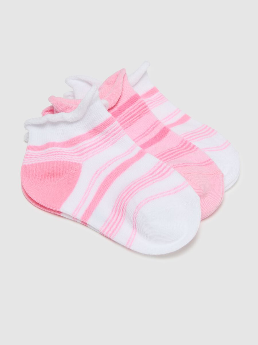 Girls' multicolour polka dot cotton socks_2