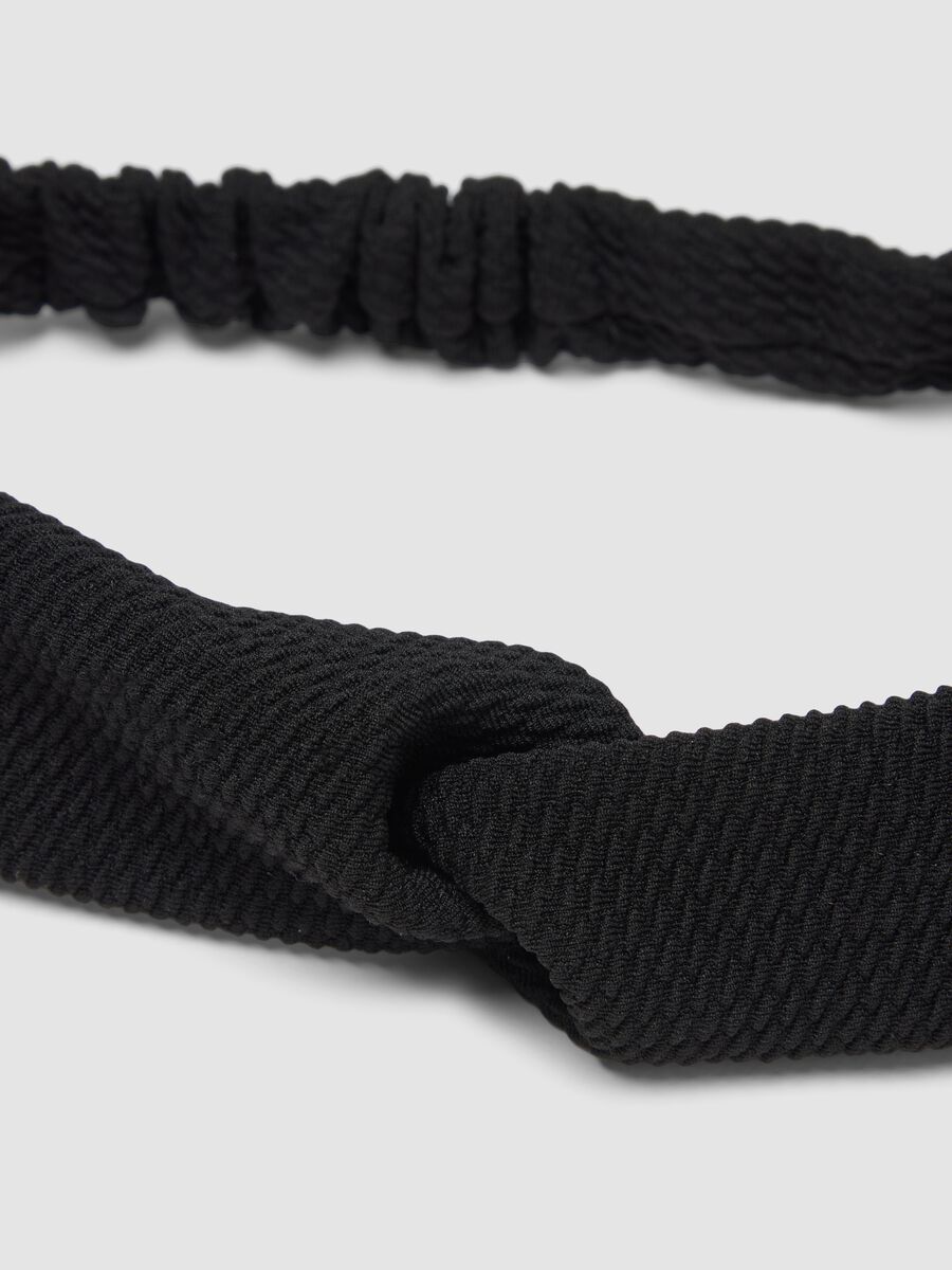 Black braided hairband_1