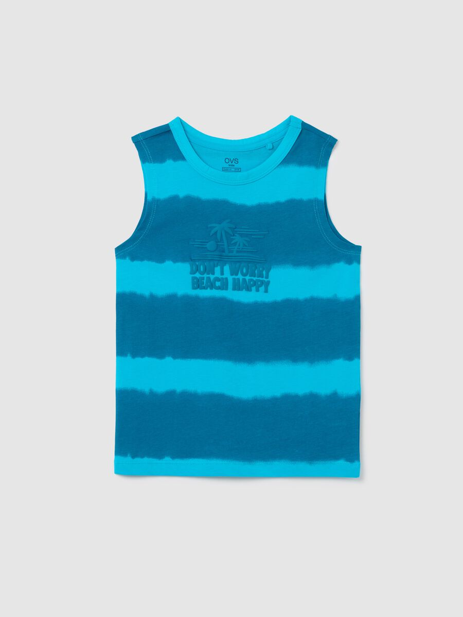 Child's multicolour pure cotton regular fit vest with print_0